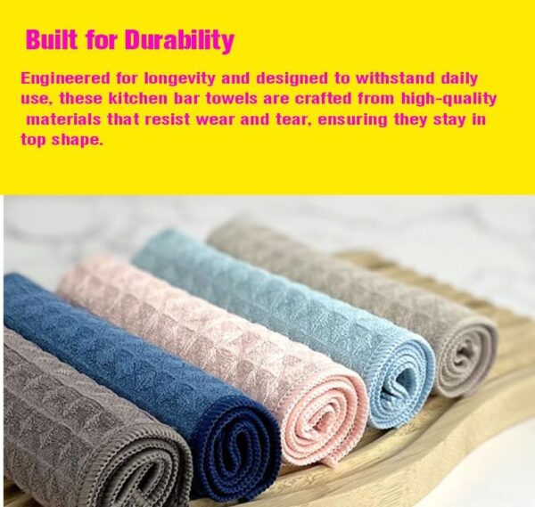 Health & Household›Household Supplies›Cleaning Tools›Cleaning Cloths (Grey (5 Pack)) - Image 5