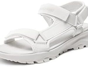 DREAM PAIRS Womens Sandals, Light Weight Hiking Sandals for Women, Comfortable Athletic Quick-Drying Walking Water Sandals With Hook And Loop Straps And Soft Insole For Beach Vacation Adventure