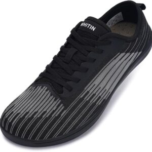 WHITIN Men's Ultra-Ventilated Barefoot Shoes | Zero Drop Sole | Wide Width | Walking Lifestyle Sneaker