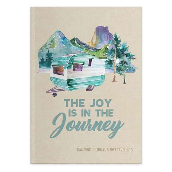 Camping Journal & RV Travel Logbook, Blue Vintage Camper Journey (Caravanning Campsite Log Books) - Image 8