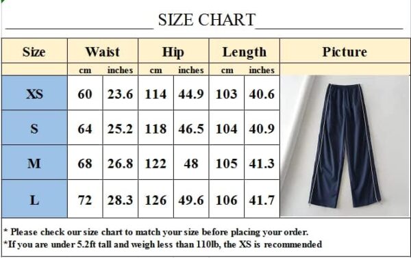 XPONNI Track Pants Women Baggy Pants Y2k Pants Parachute Pants for Women Y2K Clothing - Image 3