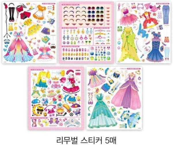 Catch! Teenieping Season 3 Removable Fashion Styling Book 278 Styling Stickers for Creative Play - Image 9